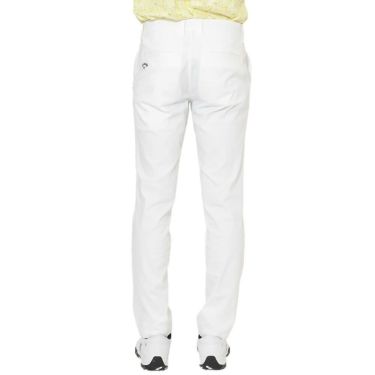 キャロウェイ Callaway　メンズ ハイ ストレッチ ドビー ロングパンツ C25226102　2025年モデル ホワイト 詳細2