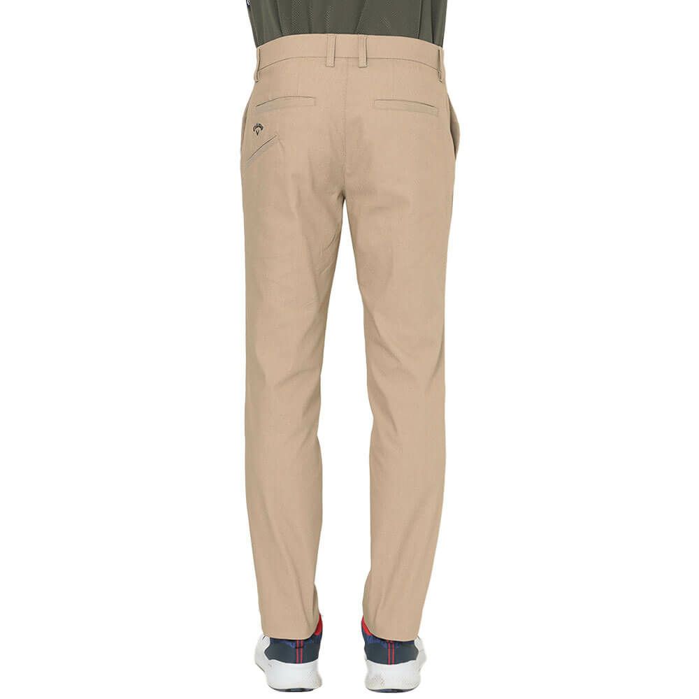 キャロウェイ Callaway　メンズ ハイ ストレッチ ドビー ロングパンツ C25226102　2025年モデル ベージュ 詳細2