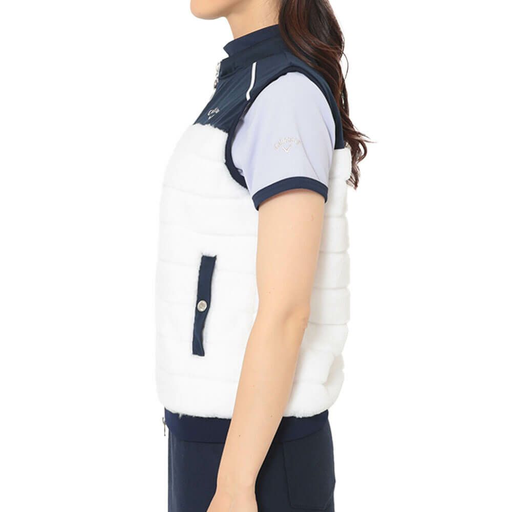 キャロウェイ Callaway　レディース スターストレッチ ファー ベスト C25216201　2025年モデル 詳細8