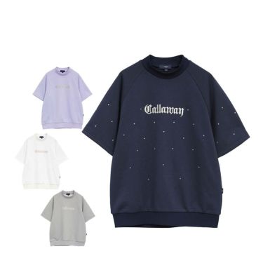 キャロウェイ Callaway　レディース 半袖 クルーネック スウェット C25217200　2025年モデル 詳細1