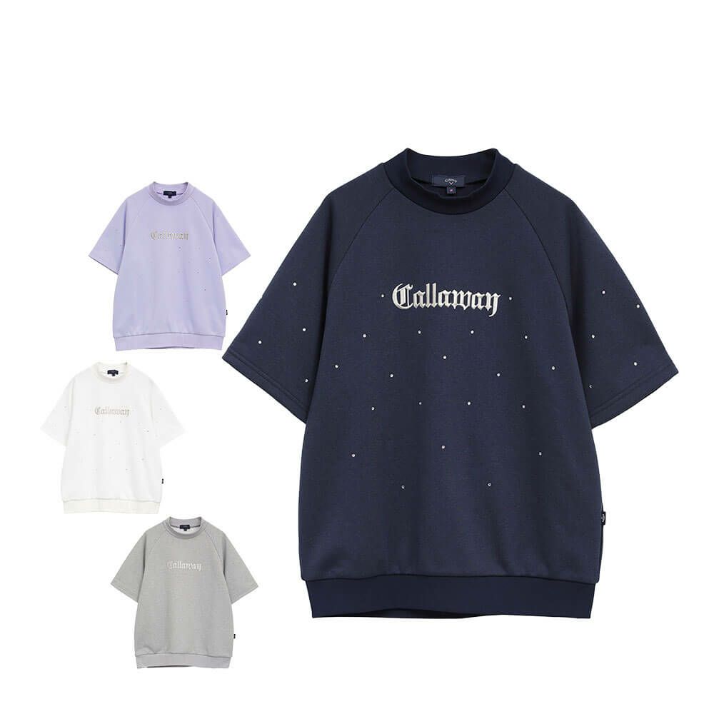 キャロウェイ Callaway　レディース 半袖 クルーネック スウェット C25217200　2025年モデル 詳細1