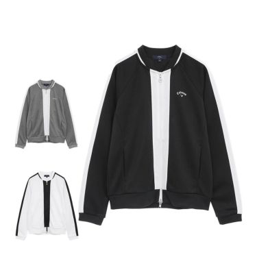 キャロウェイ Callaway　レディース ダブルニット 長袖 フルジップ スウェット C25217202　2025年モデル 詳細1