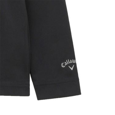 キャロウェイ Callaway　レディース スムース 長袖 モックネック シャツ C25233201　2025年モデル ブラック 詳細5