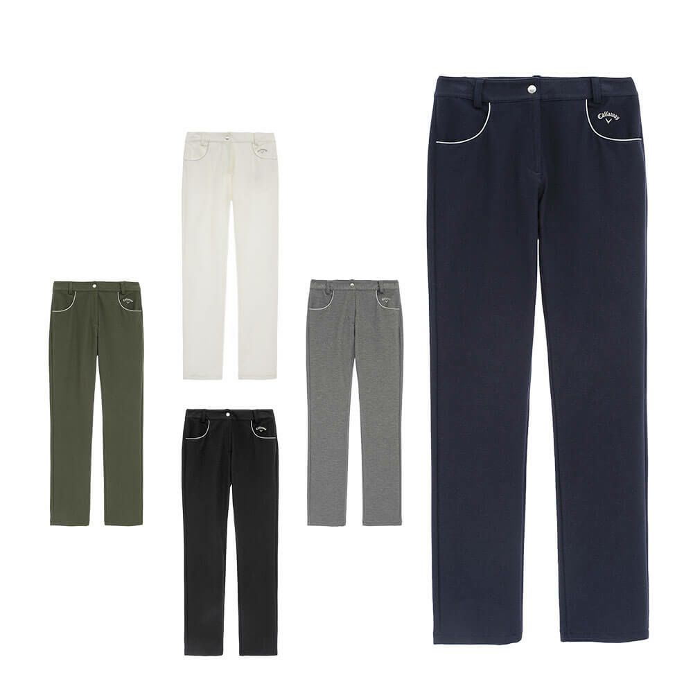 キャロウェイ Callaway　レディース 8WAY ストレッチ ピケ ロングパンツ C25226200　2025年モデル