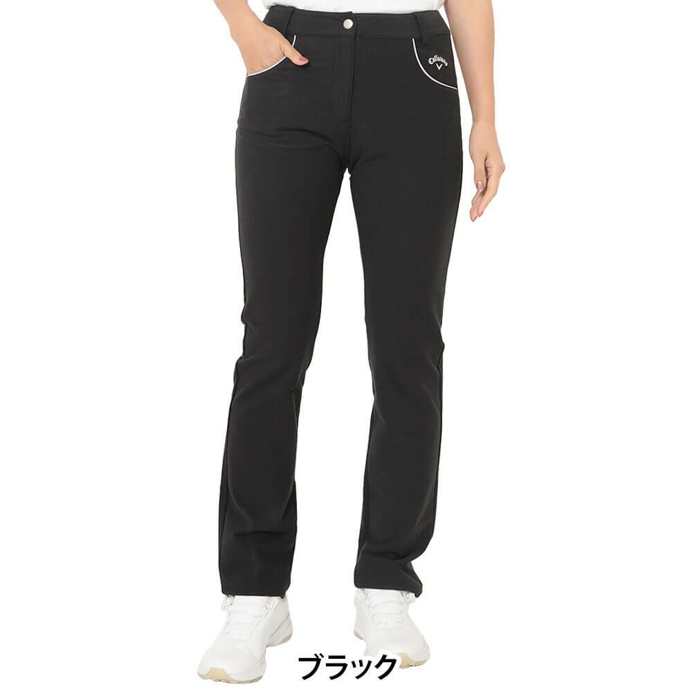 キャロウェイ Callaway　レディース 8WAY ストレッチ ピケ ロングパンツ C25226200　2025年モデル ブラック 詳細1
