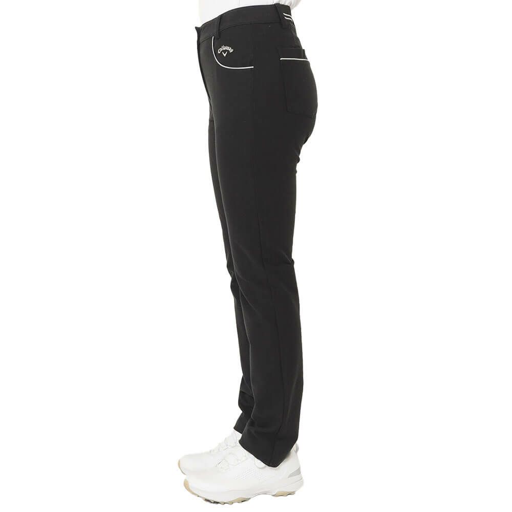 キャロウェイ Callaway　レディース 8WAY ストレッチ ピケ ロングパンツ C25226200　2025年モデル ブラック 詳細3