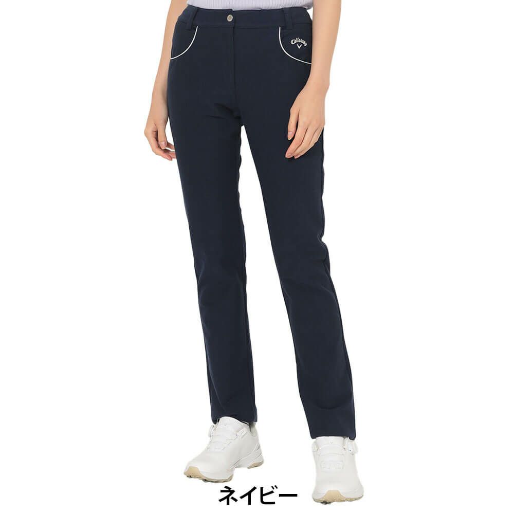 キャロウェイ Callaway　レディース 8WAY ストレッチ ピケ ロングパンツ C25226200　2025年モデル ネイビー 詳細1