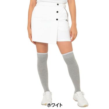 キャロウェイ Callaway　レディース 8WAY ストレッチ ショートパンツ スカート C25228201　2025年モデル ホワイト 詳細1
