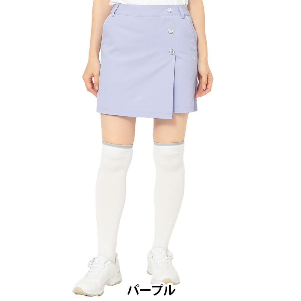 キャロウェイ Callaway　レディース 8WAY ストレッチ ショートパンツ スカート C25228201　2025年モデル パープル 詳細1