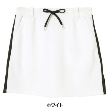 キャロウェイ Callaway　レディース ダブルニット スカート C25228203　2025年モデル ホワイト 詳細1