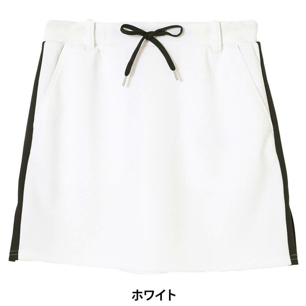 キャロウェイ Callaway　レディース ダブルニット スカート C25228203　2025年モデル ホワイト 詳細1