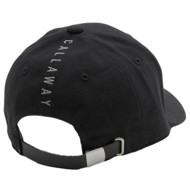 キャロウェイ Callaway　メンズ コットン カルゼ キャップ C25291103 1010 ブラック　2025年モデル ブラック 詳細2