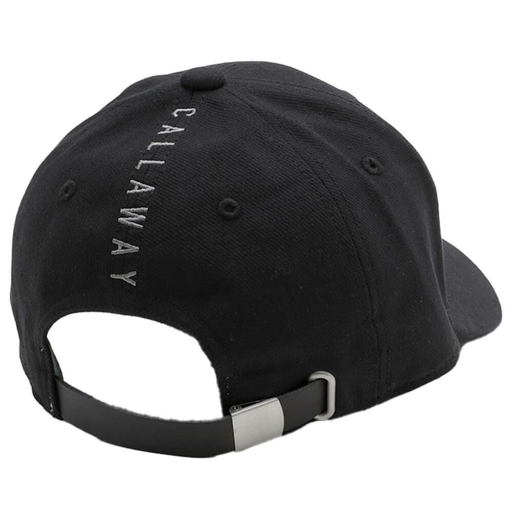 キャロウェイ Callaway　メンズ コットン カルゼ キャップ C25291103 1010 ブラック　2025年モデル ブラック 詳細2