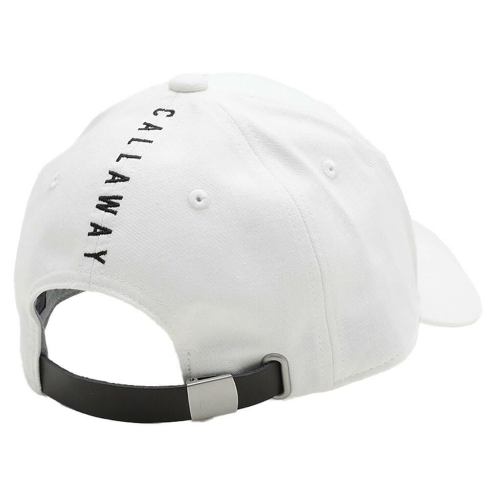 キャロウェイ Callaway　メンズ コットン カルゼ キャップ C25291103 1030 ホワイト　2025年モデル ホワイト 詳細2