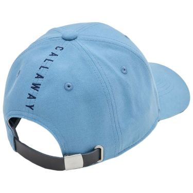 キャロウェイ Callaway　メンズ コットン カルゼ キャップ C25291103 1110 ブルー　2025年モデル ブルー 詳細2