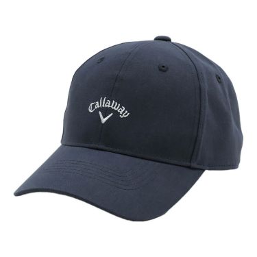 キャロウェイ Callaway　メンズ コットン カルゼ キャップ C25291103 1120 ネイビー　2025年モデル ネイビー