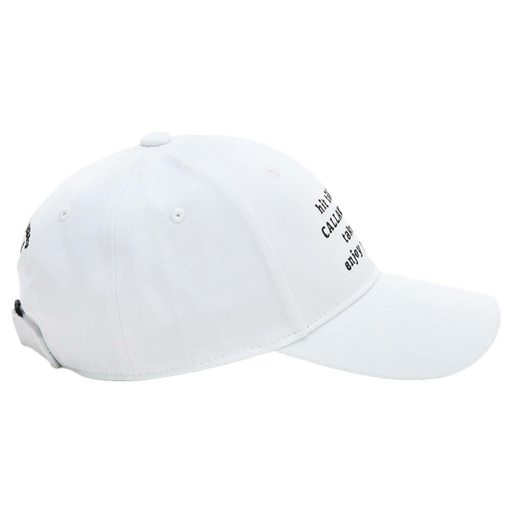 キャロウェイ Callaway　メンズ メッセージ ロゴ キャップ C25291105 1030 ホワイト　2025年モデル ホワイト 詳細3