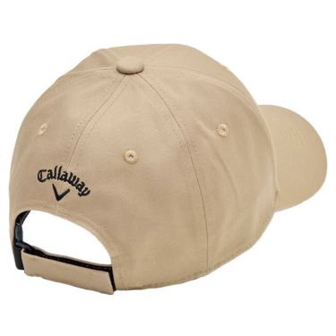 キャロウェイ Callaway　メンズ メッセージ ロゴ キャップ C25291105 1040 ベージュ　2025年モデル ベージュ 詳細2