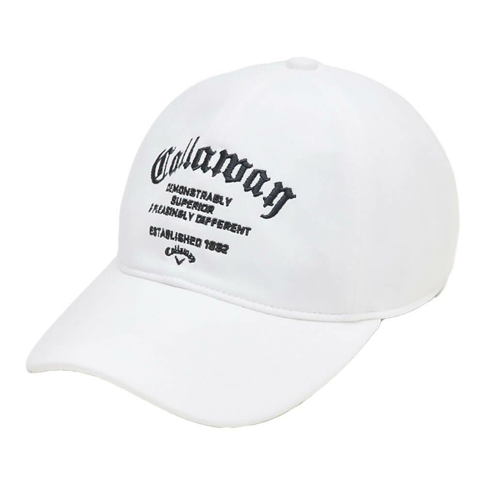 キャロウェイ Callaway　レディース ロゴ キャップ C25291203 1030 ホワイト　2025年モデル ホワイト