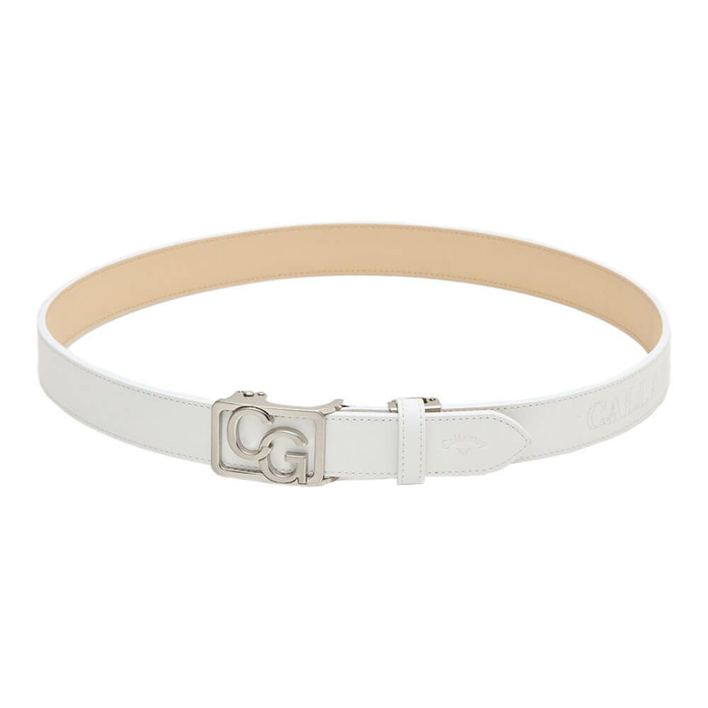 キャロウェイ Callaway　レディース CGセレーションバックル ベルト C25292200 1030 ホワイト　2025年モデル ホワイト