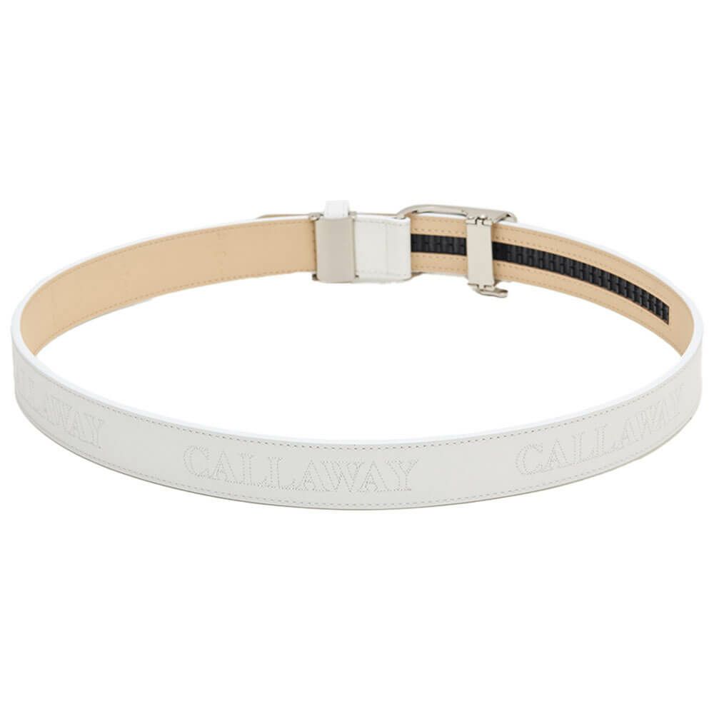 キャロウェイ Callaway　レディース CGセレーションバックル ベルト C25292200 1030 ホワイト　2025年モデル ホワイト 詳細2