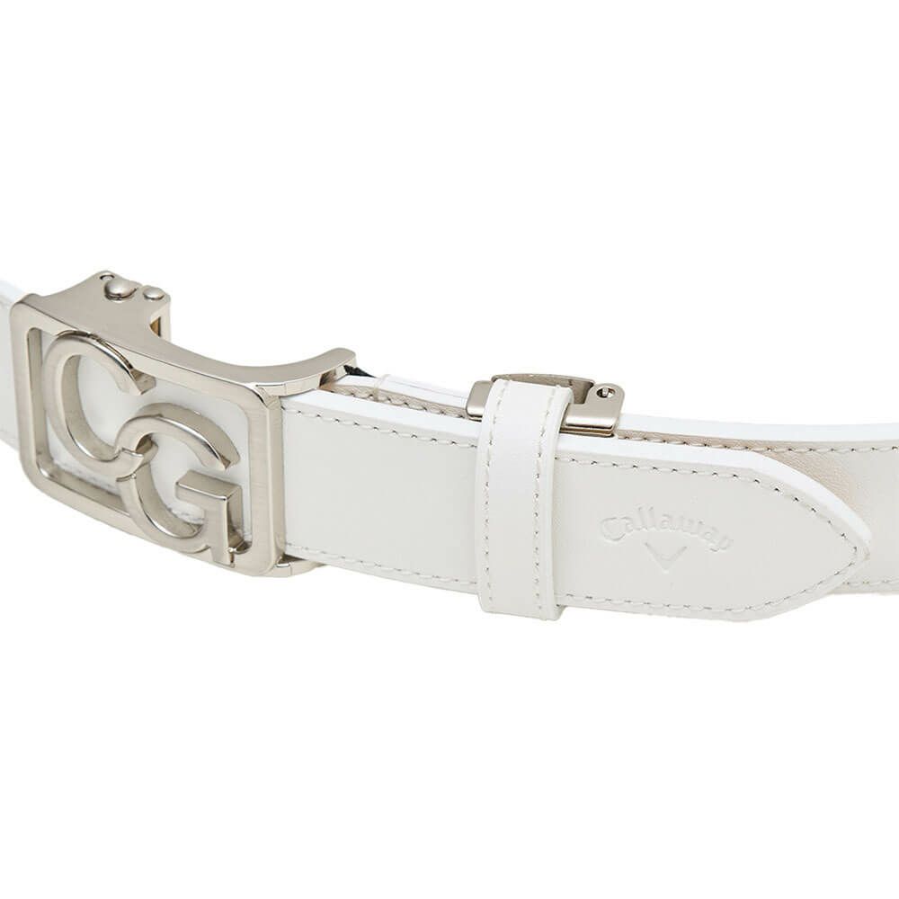 キャロウェイ Callaway　レディース CGセレーションバックル ベルト C25292200 1030 ホワイト　2025年モデル ホワイト 詳細3