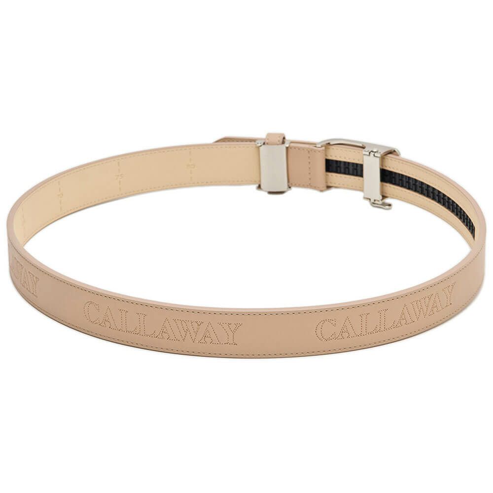 キャロウェイ Callaway　レディース CGセレーションバックル ベルト C25292200 1040 ベージュ　2025年モデル ベージュ 詳細2