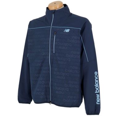 ニューバランスゴルフ　メンズ マットタフタ ロゴエンボス×ソリッド 長袖 ブルゾン 012-5220004　2025年モデル 詳細1 詳細14