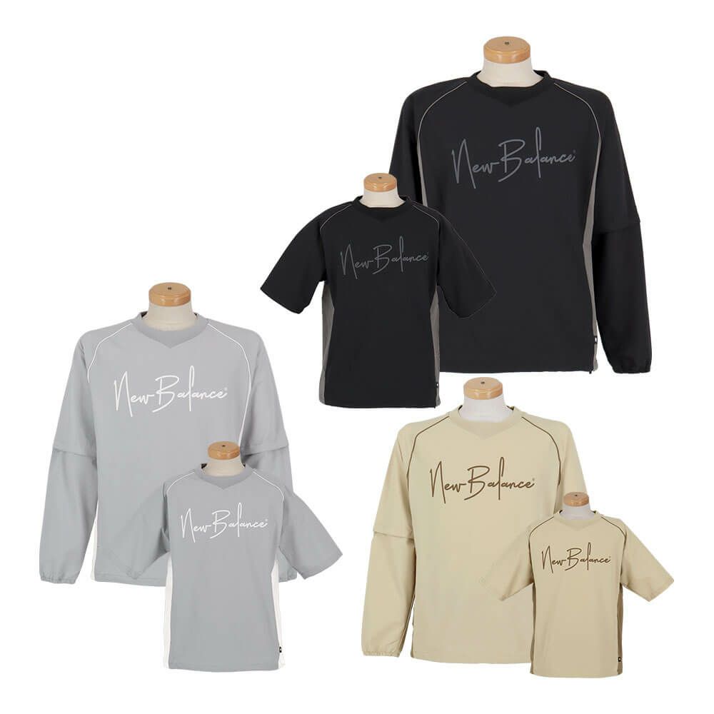 ニューバランスゴルフ　メンズ 袖脱着 クルーネック スニードジャケット 012-5221001　2025年モデル 詳細1