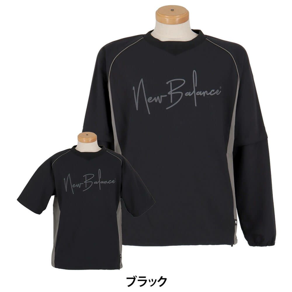 ニューバランスゴルフ　メンズ 袖脱着 クルーネック スニードジャケット 012-5221001　2025年モデル 詳細1 画像2