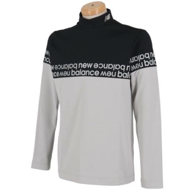 ニューバランスゴルフ　メンズ ベア天竺裏フリース 長袖 モックネック プルオーバー 012-5267007　2025年モデル 詳細1 詳細4