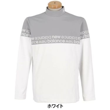 ニューバランスゴルフ　メンズ ベア天竺裏フリース 長袖 モックネック プルオーバー 012-5267007　2025年モデル 詳細1 詳細8