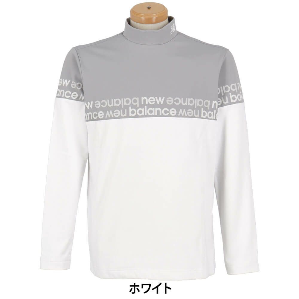 ニューバランスゴルフ　メンズ ベア天竺裏フリース 長袖 モックネック プルオーバー 012-5267007　2025年モデル 詳細1 詳細8