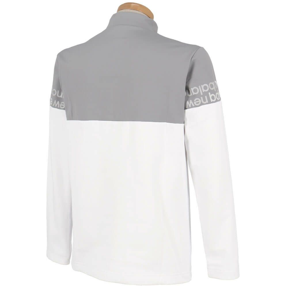 ニューバランスゴルフ　メンズ ベア天竺裏フリース 長袖 モックネック プルオーバー 012-5267007　2025年モデル 詳細1 詳細9