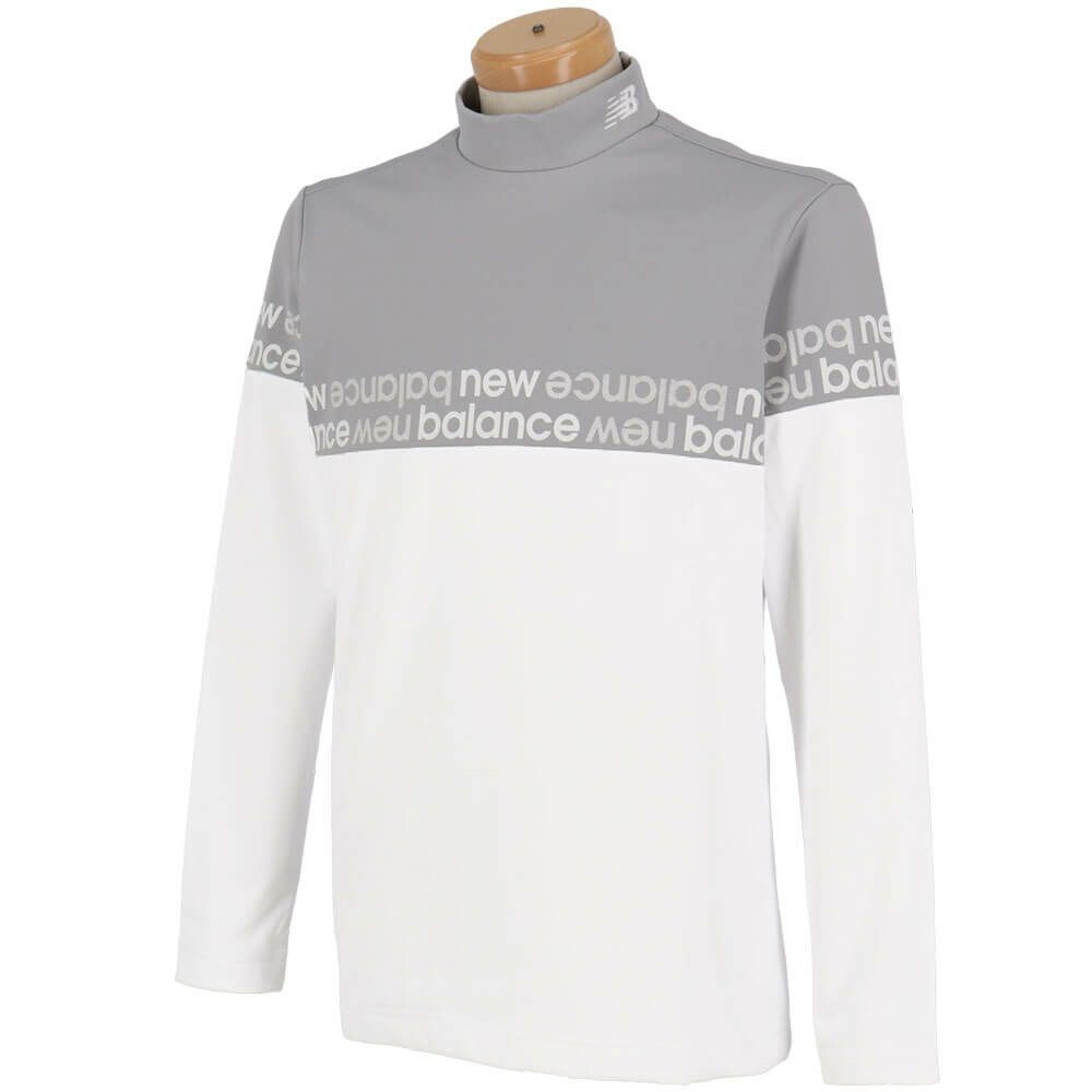 ニューバランスゴルフ　メンズ ベア天竺裏フリース 長袖 モックネック プルオーバー 012-5267007　2025年モデル 詳細1 詳細10