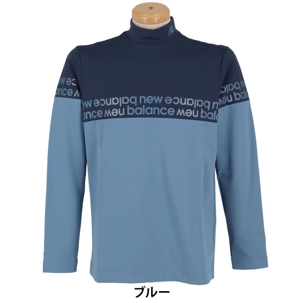 ニューバランスゴルフ　メンズ ベア天竺裏フリース 長袖 モックネック プルオーバー 012-5267007　2025年モデル 詳細1 詳細11