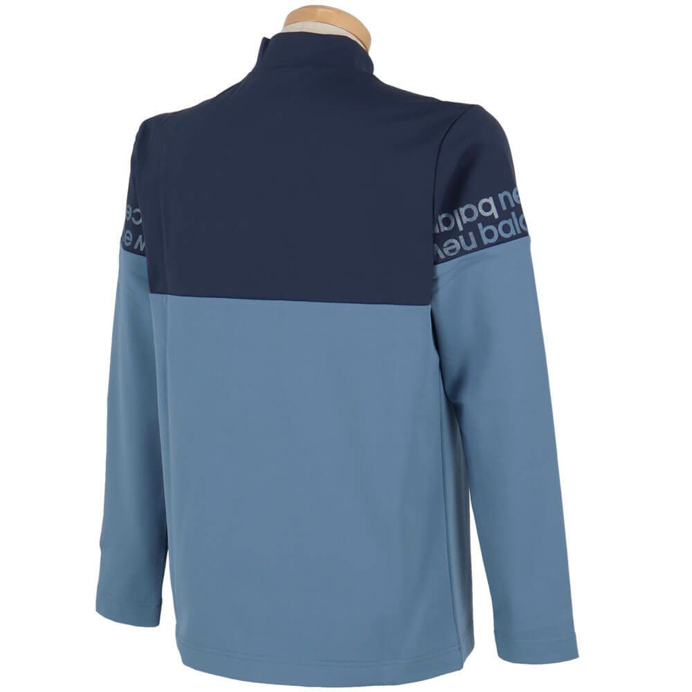 ニューバランスゴルフ　メンズ ベア天竺裏フリース 長袖 モックネック プルオーバー 012-5267007　2025年モデル 詳細1 詳細12