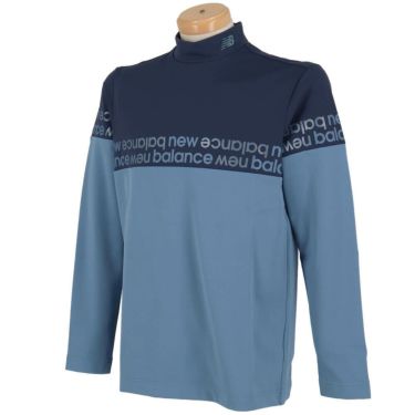 ニューバランスゴルフ　メンズ ベア天竺裏フリース 長袖 モックネック プルオーバー 012-5267007　2025年モデル 詳細1 詳細13