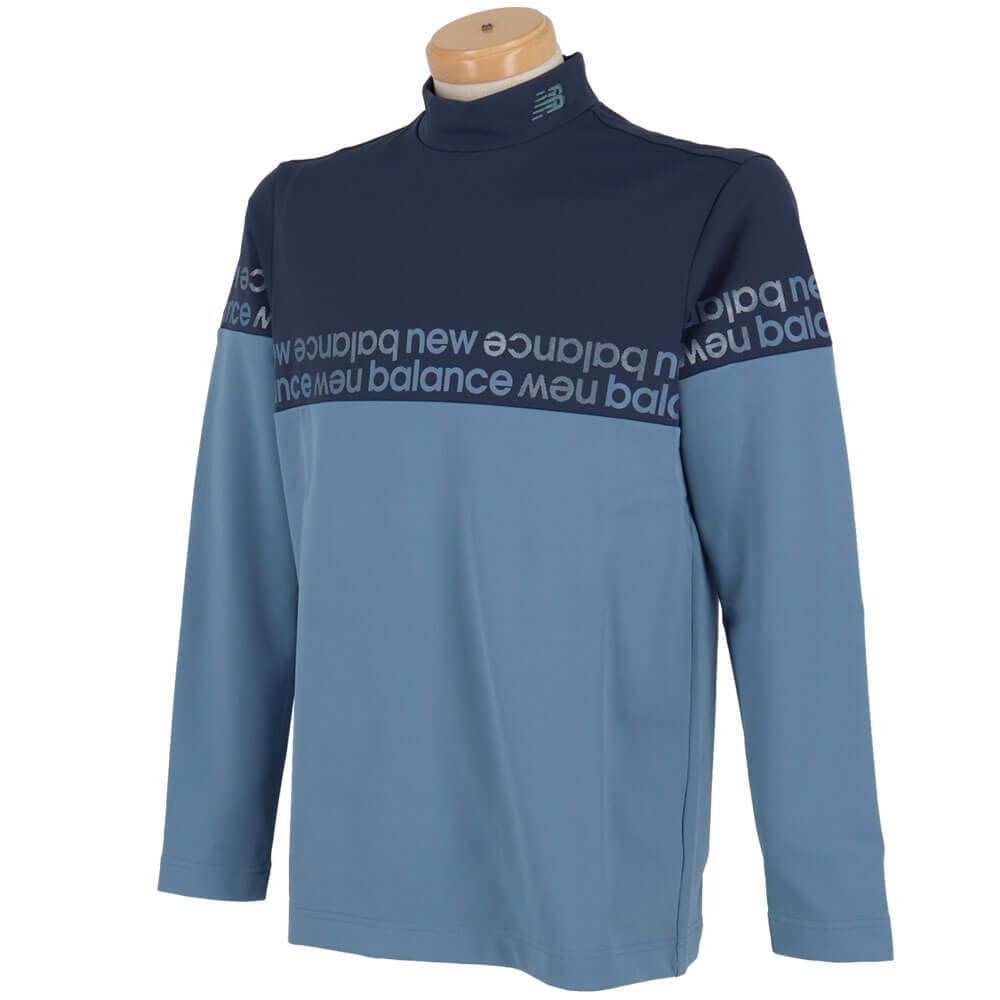 ニューバランスゴルフ　メンズ ベア天竺裏フリース 長袖 モックネック プルオーバー 012-5267007　2025年モデル 詳細1 詳細13