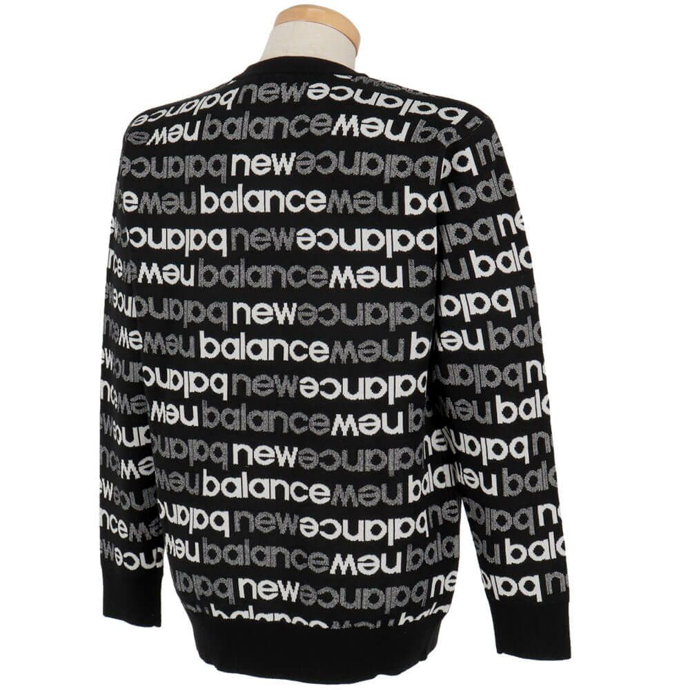 ニューバランスゴルフ　メンズ 長袖 クルーネック ニット セーター 012-5270004　2025年モデル 詳細1 詳細3