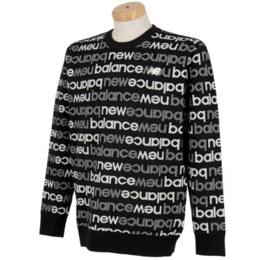 ニューバランスゴルフ　メンズ 長袖 クルーネック ニット セーター 012-5270004　2025年モデル 詳細1 詳細4
