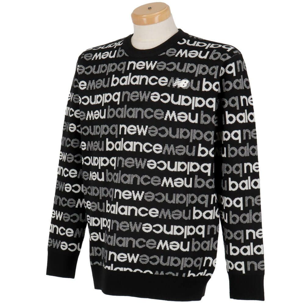 ニューバランスゴルフ　メンズ 長袖 クルーネック ニット セーター 012-5270004　2025年モデル 詳細1 詳細4