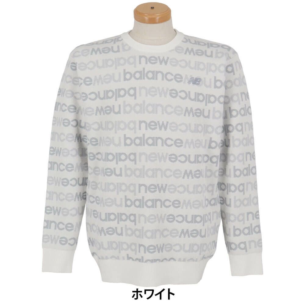 ニューバランスゴルフ　メンズ 長袖 クルーネック ニット セーター 012-5270004　2025年モデル 詳細1 詳細5