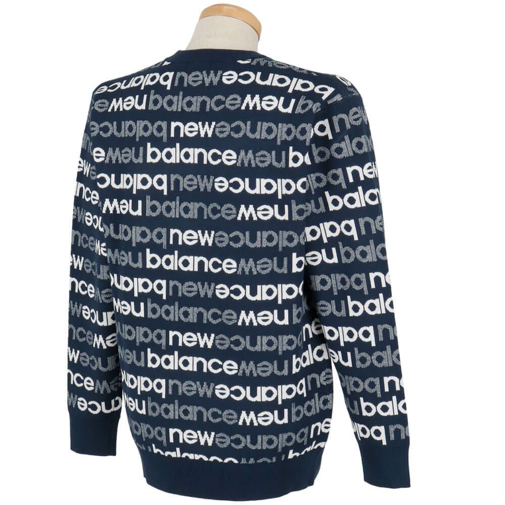 ニューバランスゴルフ　メンズ 長袖 クルーネック ニット セーター 012-5270004　2025年モデル 詳細1 詳細9