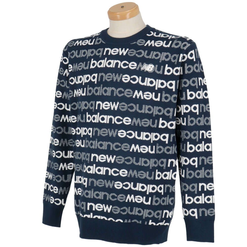 ニューバランスゴルフ　メンズ 長袖 クルーネック ニット セーター 012-5270004　2025年モデル 詳細1 詳細10