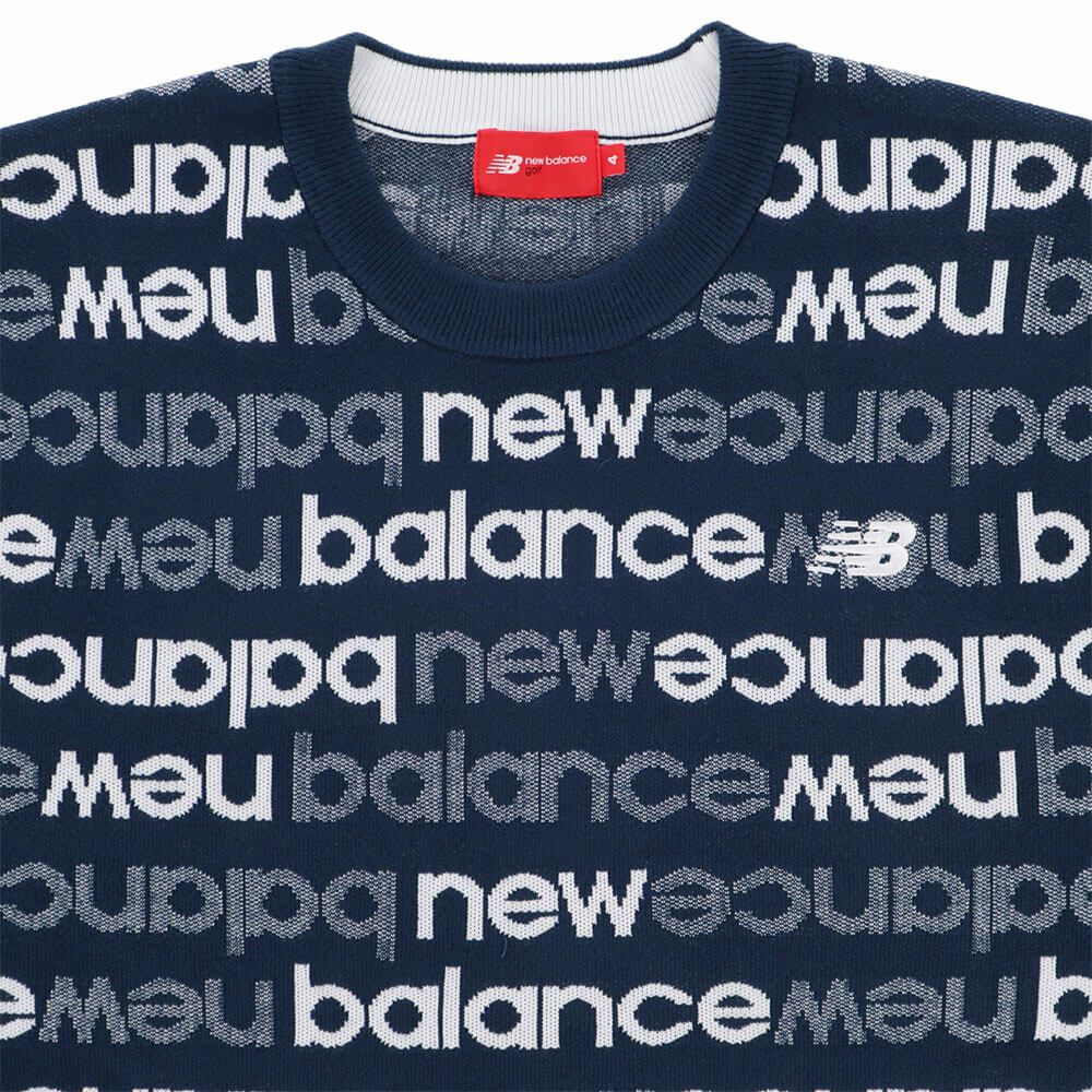 ニューバランスゴルフ　メンズ 長袖 クルーネック ニット セーター 012-5270004　2025年モデル 詳細1 詳細11