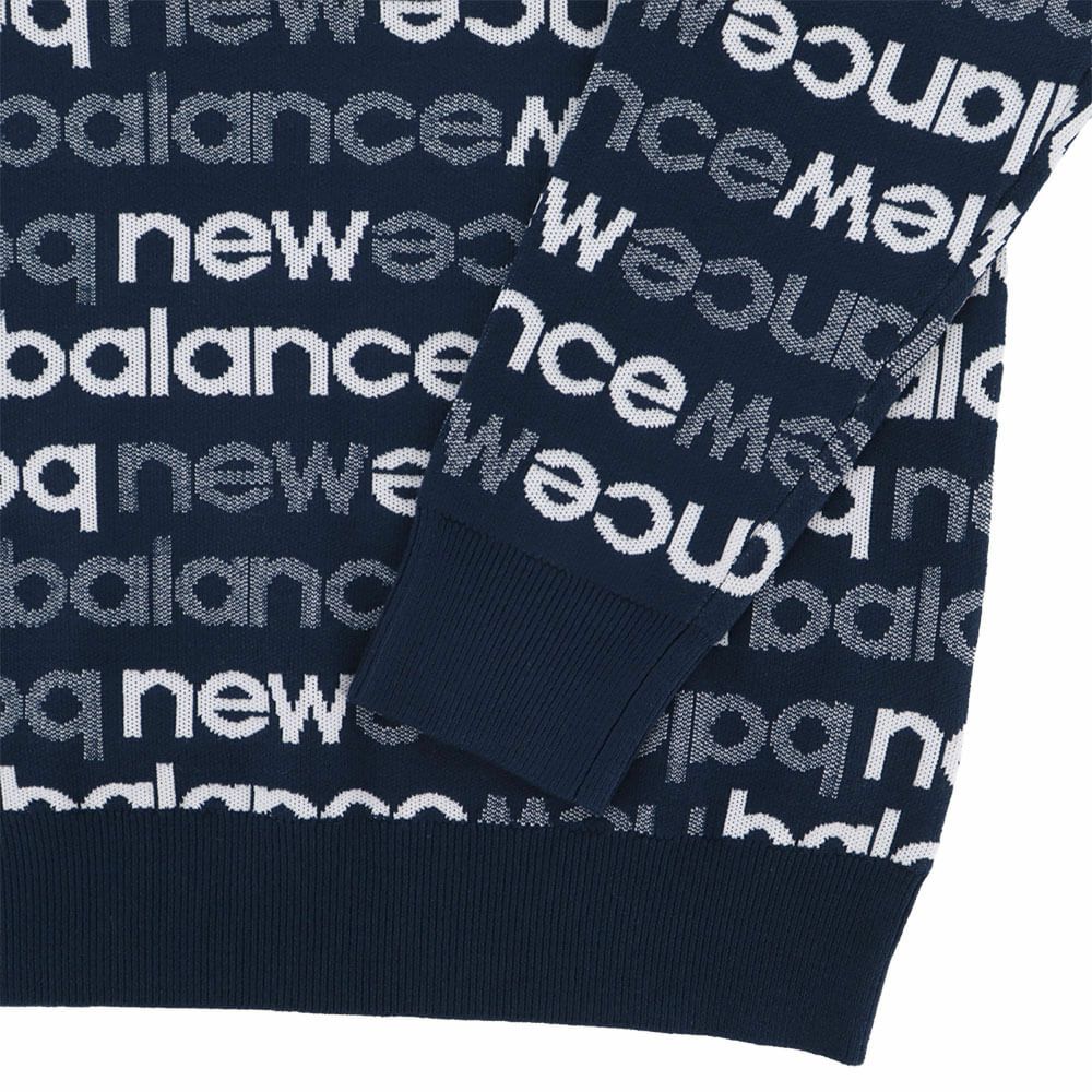 ニューバランスゴルフ　メンズ 長袖 クルーネック ニット セーター 012-5270004　2025年モデル 詳細1 詳細12