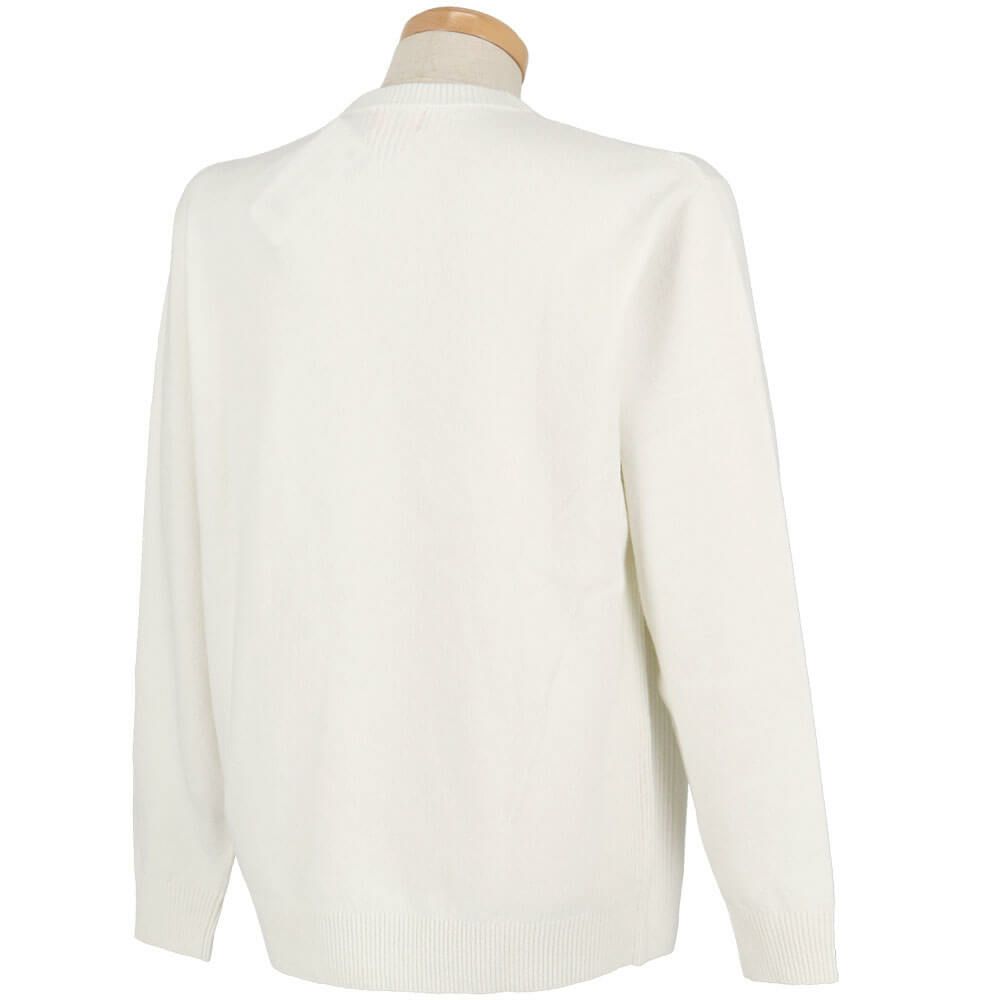 ニューバランスゴルフ　メンズ 天竺編×ロゴニードルパンチ 長袖 クルーネック ニット セーター 012-5270006　2025年モデル 詳細1 詳細11