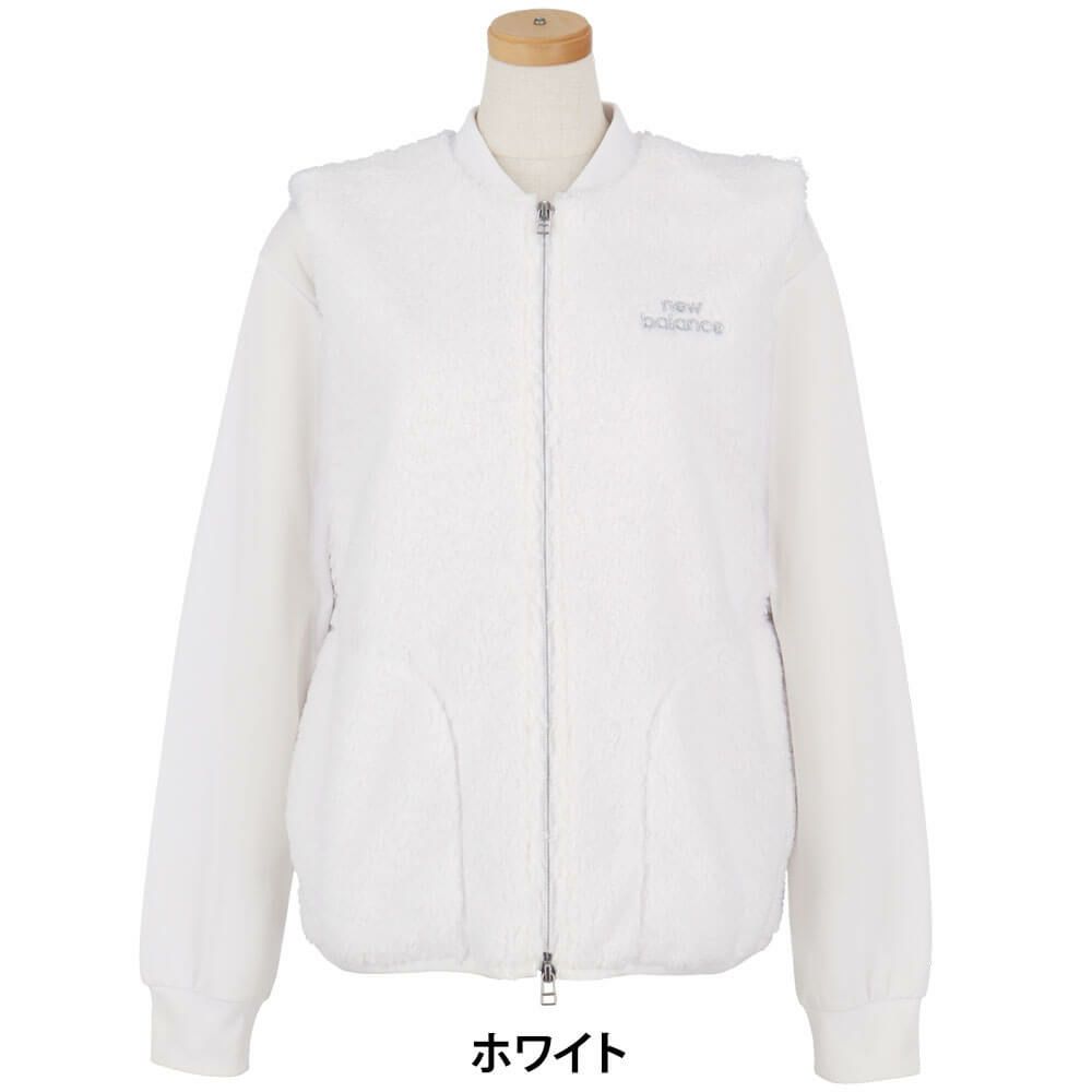 ニューバランスゴルフ　レディース クラッシュボア フルジップ ベスト 012-5258501　2025年モデル 詳細1 詳細5