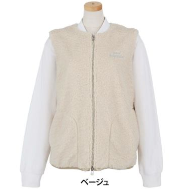 ニューバランスゴルフ　レディース クラッシュボア フルジップ ベスト 012-5258501　2025年モデル 詳細1 詳細8